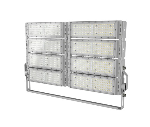 Oświetlenie ledowe o mocy 800 W z wysokim masztem