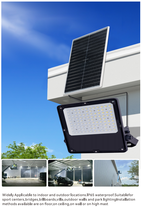 30w solar flood light